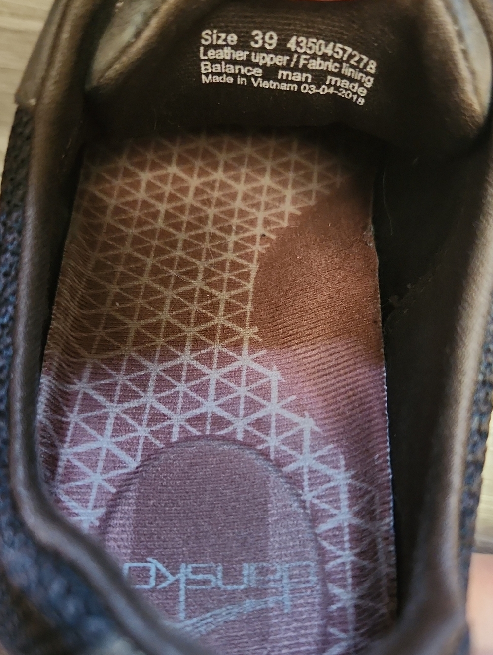 Dansko Vibram "Paisley" Casual Lace-Up Walking Shoes - Brown And Taupe 39 / 9 - Picture 5 of 6